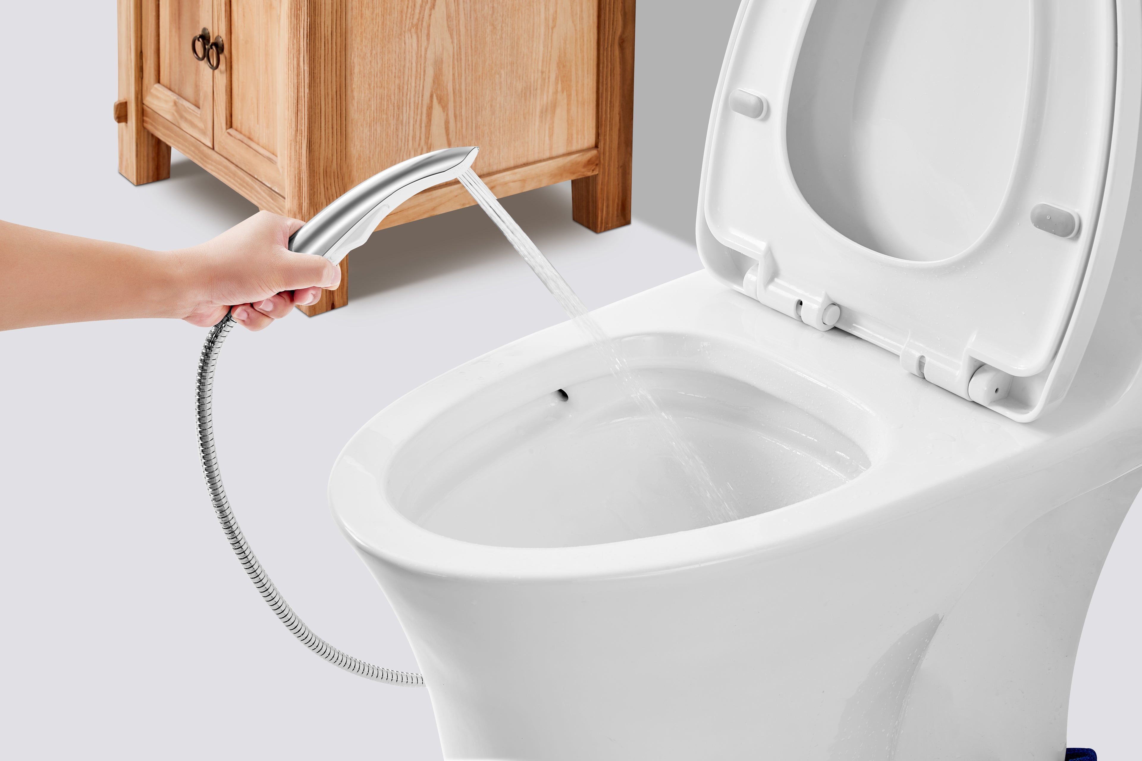 Hand held bidet sprayer