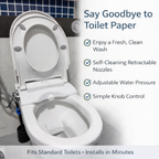 Non Electric Bidet Toilet Seat - Deluxe