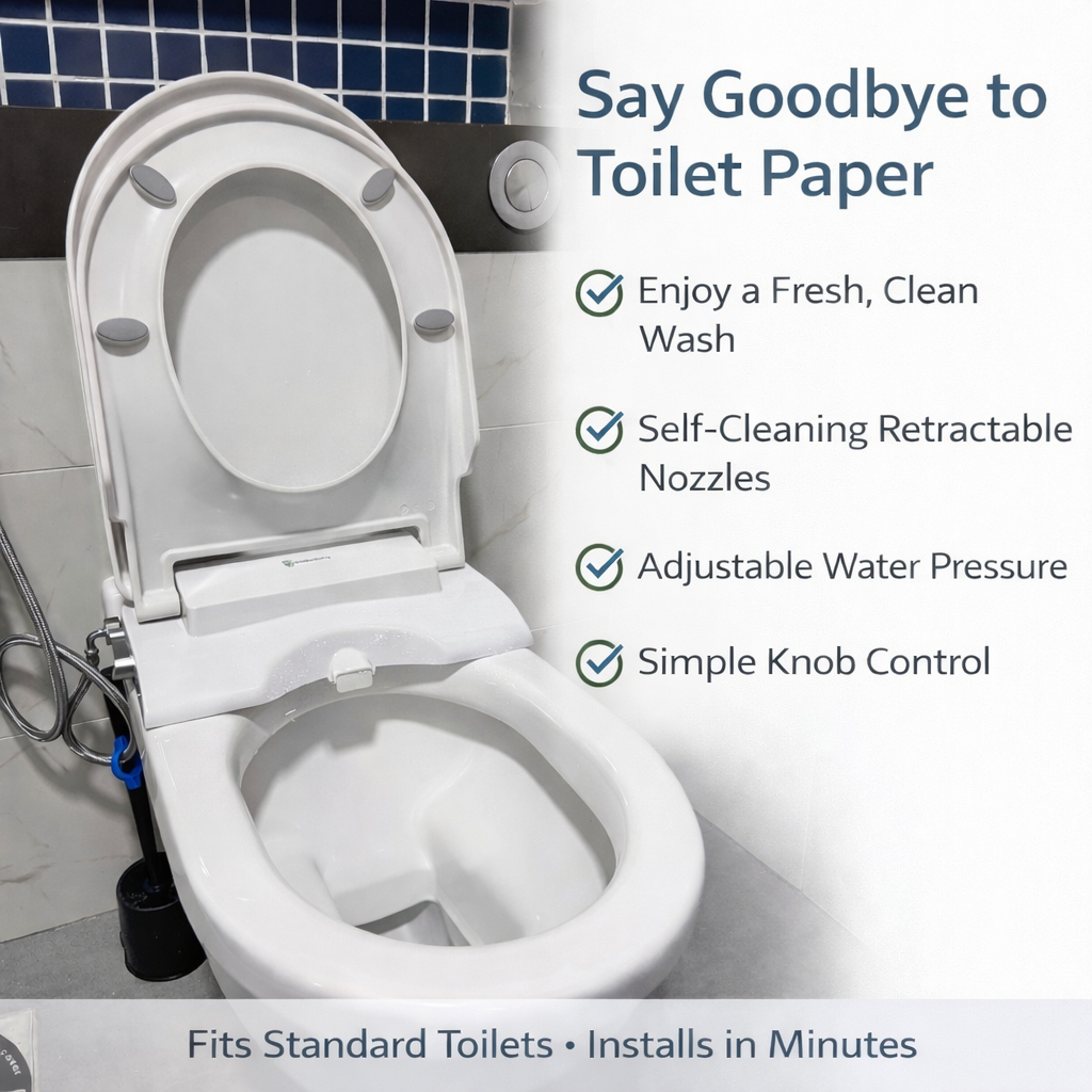Non Electric Bidet Toilet Seat - Deluxe