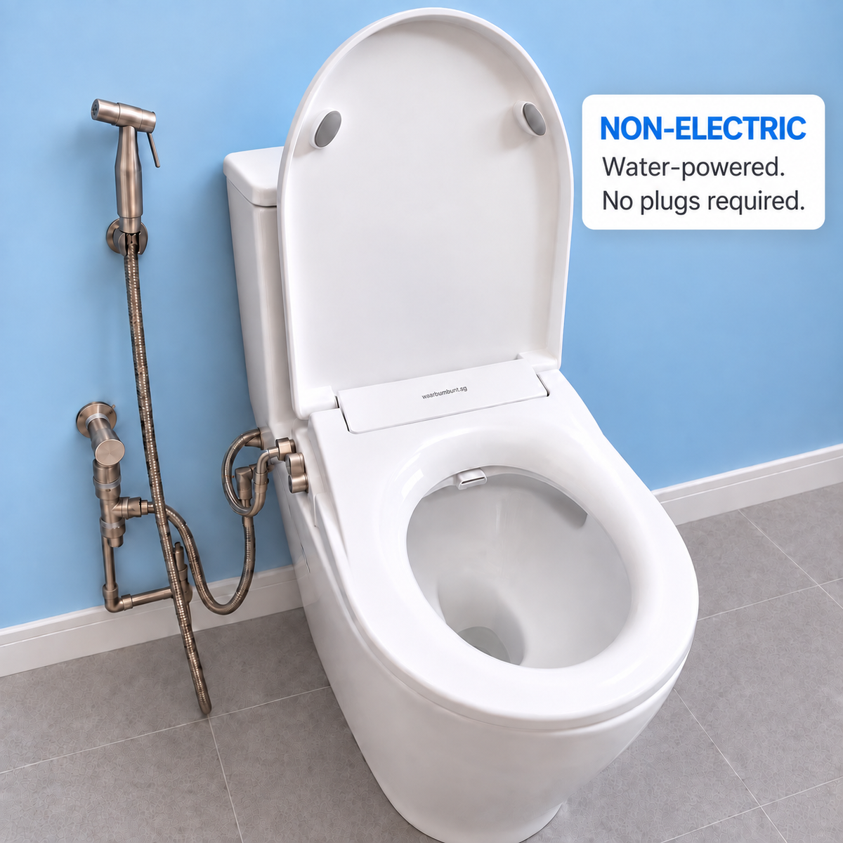 Non Electric Bidet Toilet Seat - Deluxe
