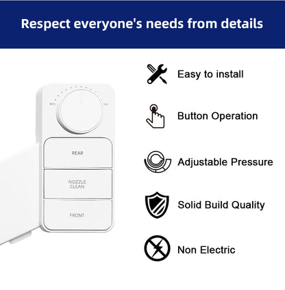 Premium Non electric bidet toilet seat attachment