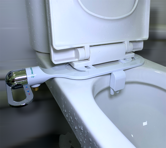 Basic non electric bidet toilet seat attachment