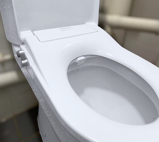 Deluxe 2in1 Non Electric Bidet & Toilet Seat with Soft Closing (High Quality - Duroplast Material)