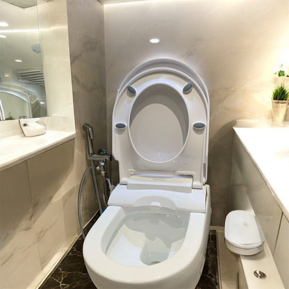 Deluxe 2in1 Non Electric Bidet & Toilet Seat with Soft Closing, HIGH QUALITY, (UREA (UF) / Duroplast Material)