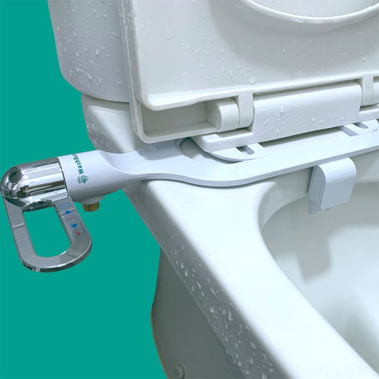 Basic non electric bidet toilet seat attachment