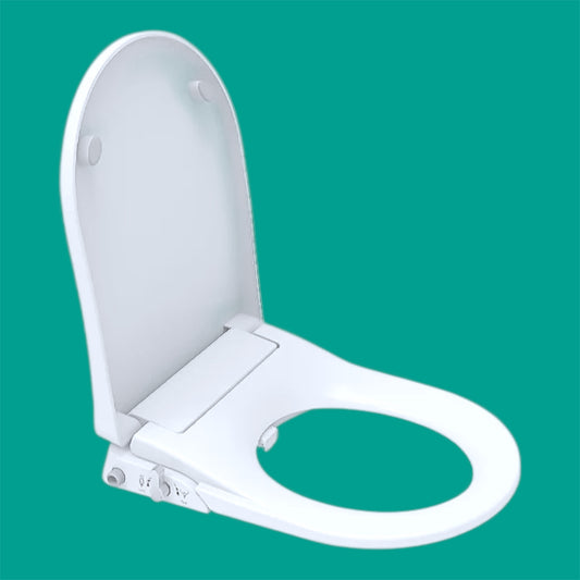 Deluxe 2in1 Non Electric Bidet & Toilet Seat with Soft Closing, HIGH QUALITY, (UREA (UF) / Duroplast Material)