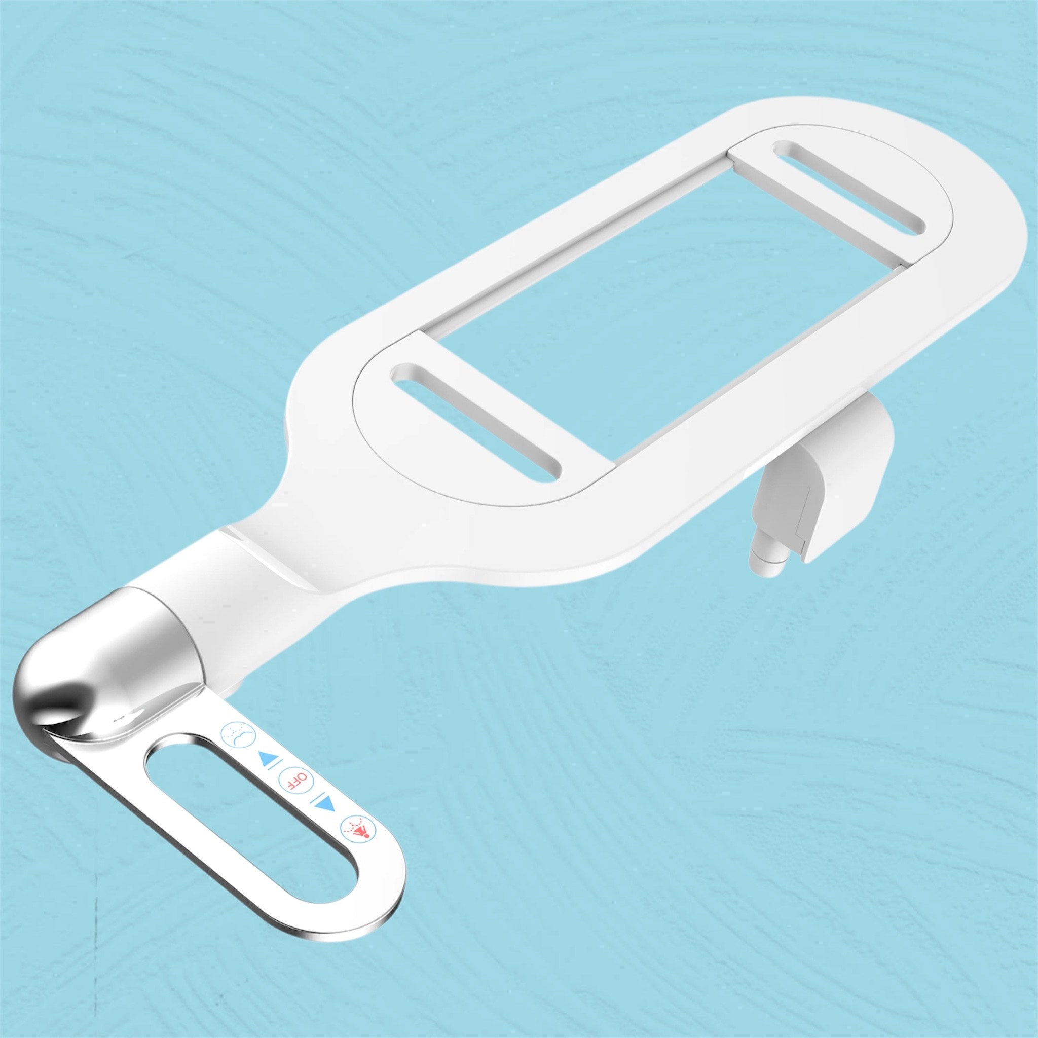 Basic non electric bidet toilet seat attachment