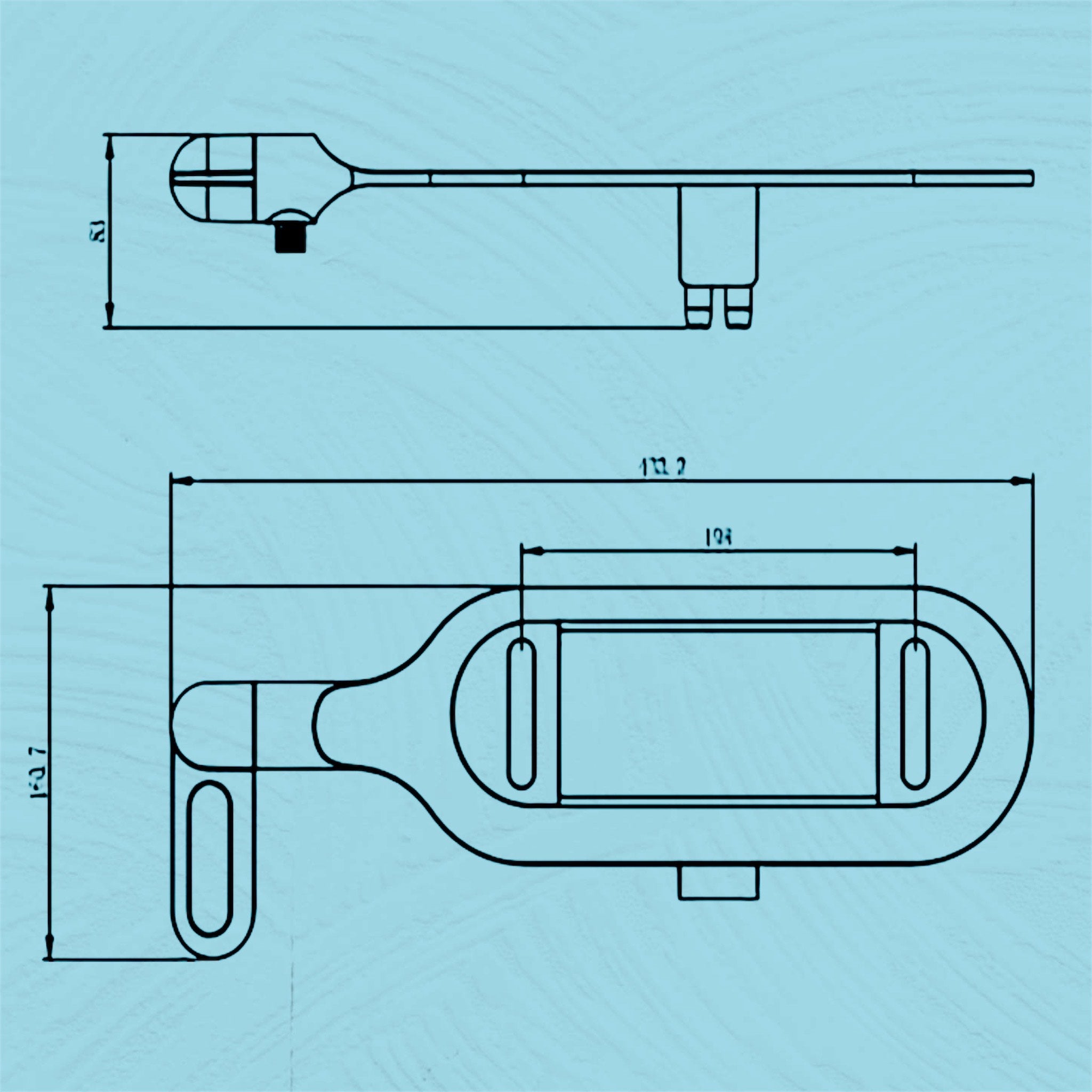 Basic non electric bidet toilet seat attachment