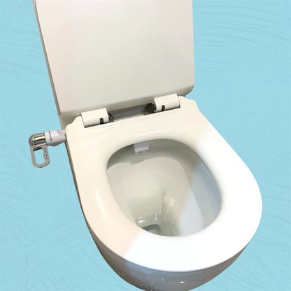 Basic non electric bidet toilet seat attachment