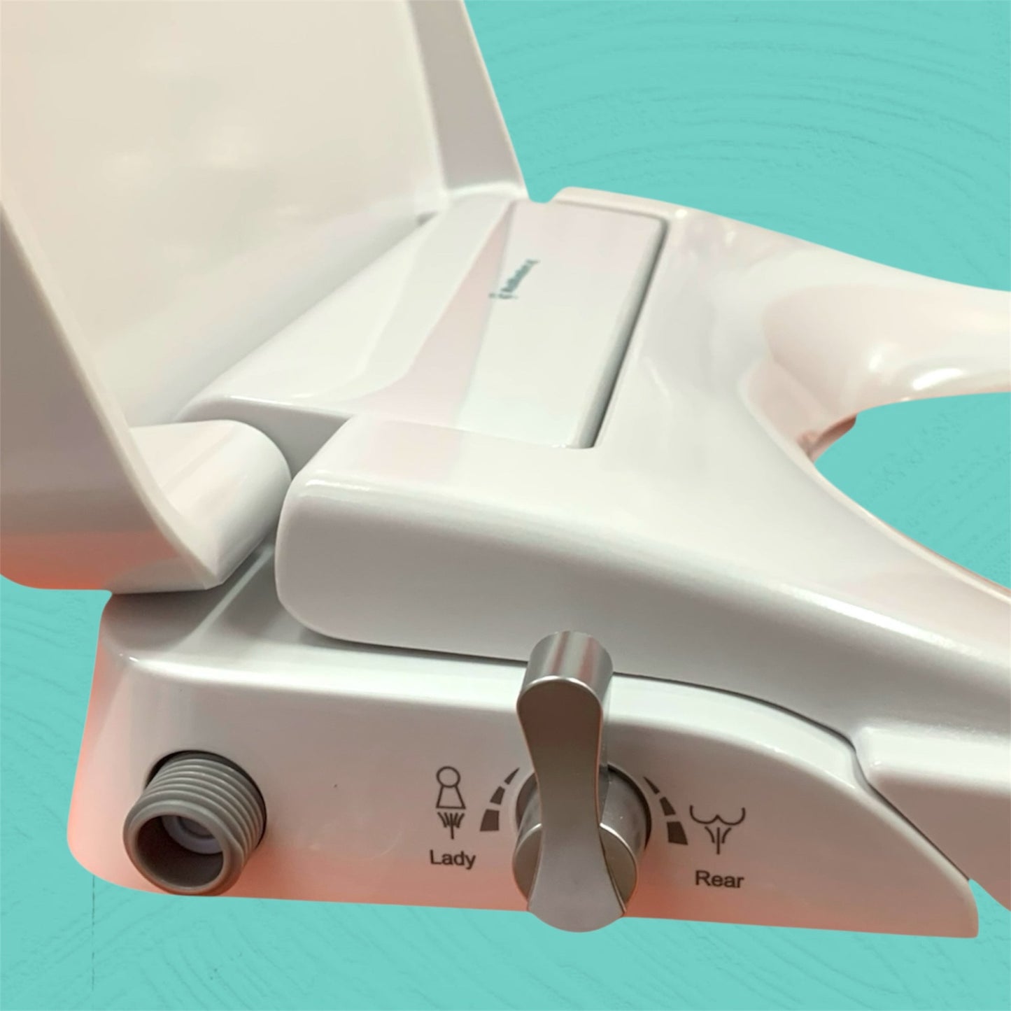 Deluxe 2in1 Non Electric Bidet & Toilet Seat with Soft Closing, HIGH QUALITY, (UREA (UF) / Duroplast Material)