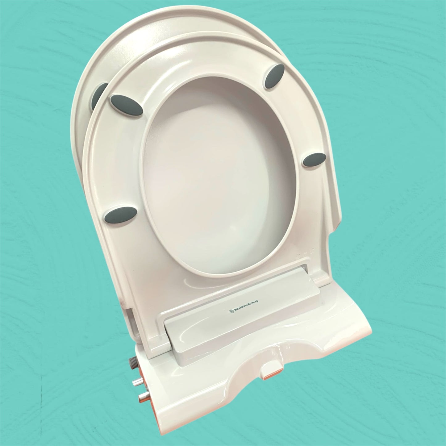 Deluxe 2in1 Non Electric Bidet & Toilet Seat with Soft Closing, HIGH QUALITY, (UREA (UF) / Duroplast Material)