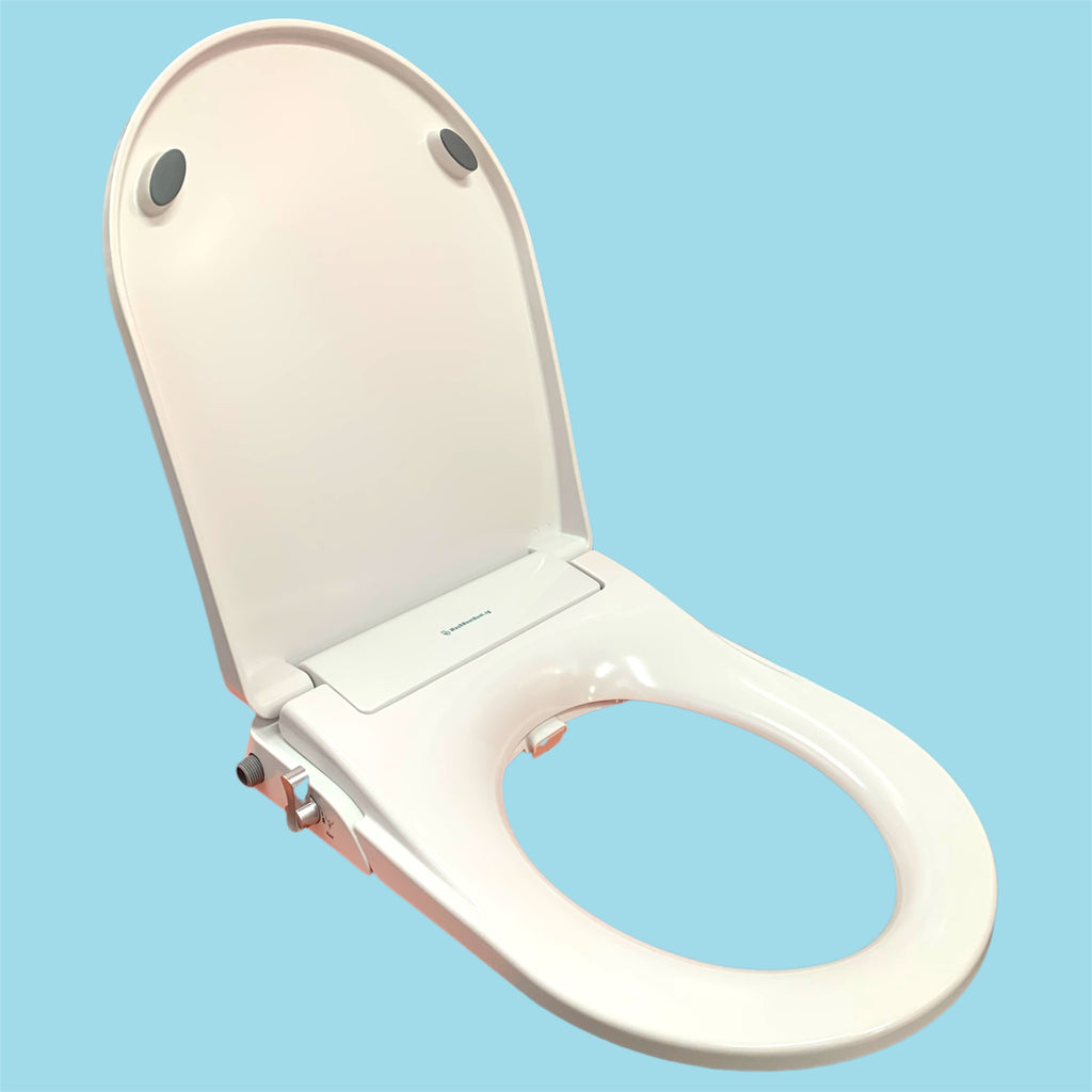 Deluxe 2in1 Non Electric Bidet & Toilet Seat with Soft Closing, HIGH QUALITY, (UREA (UF) / Duroplast Material)