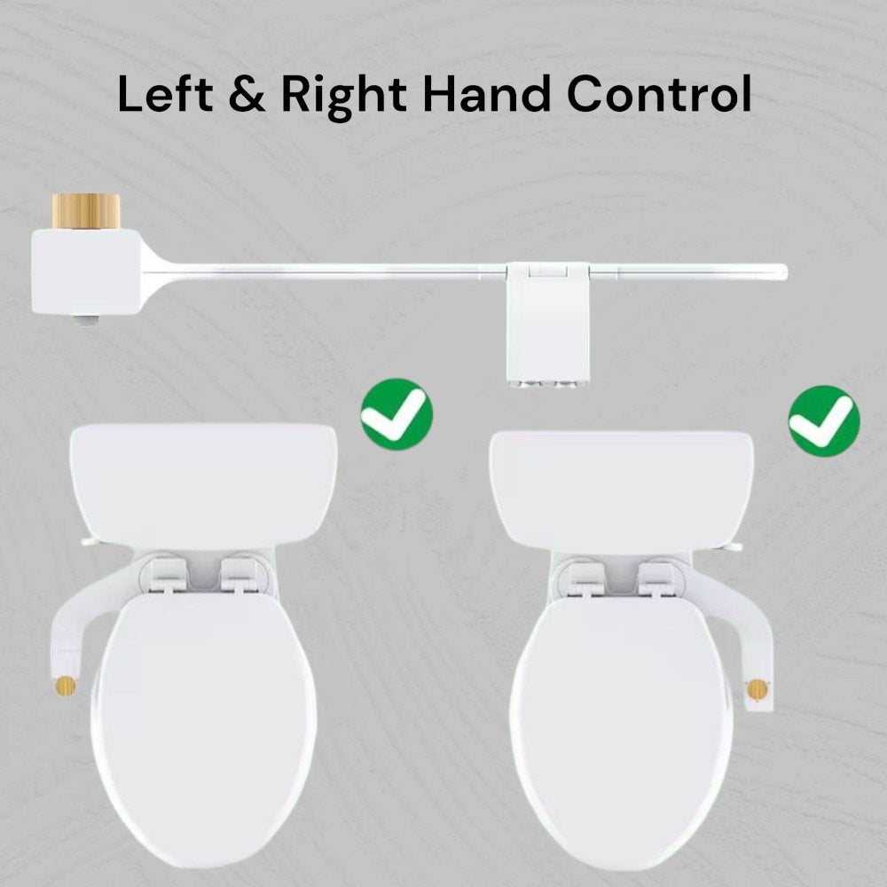 Flexi Non electric bidet toilet seat attachment (can be left sided)