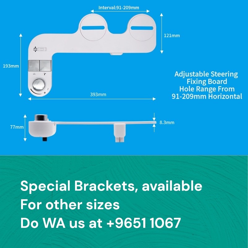 Premium Pro Non electric bidet toilet seat attachment