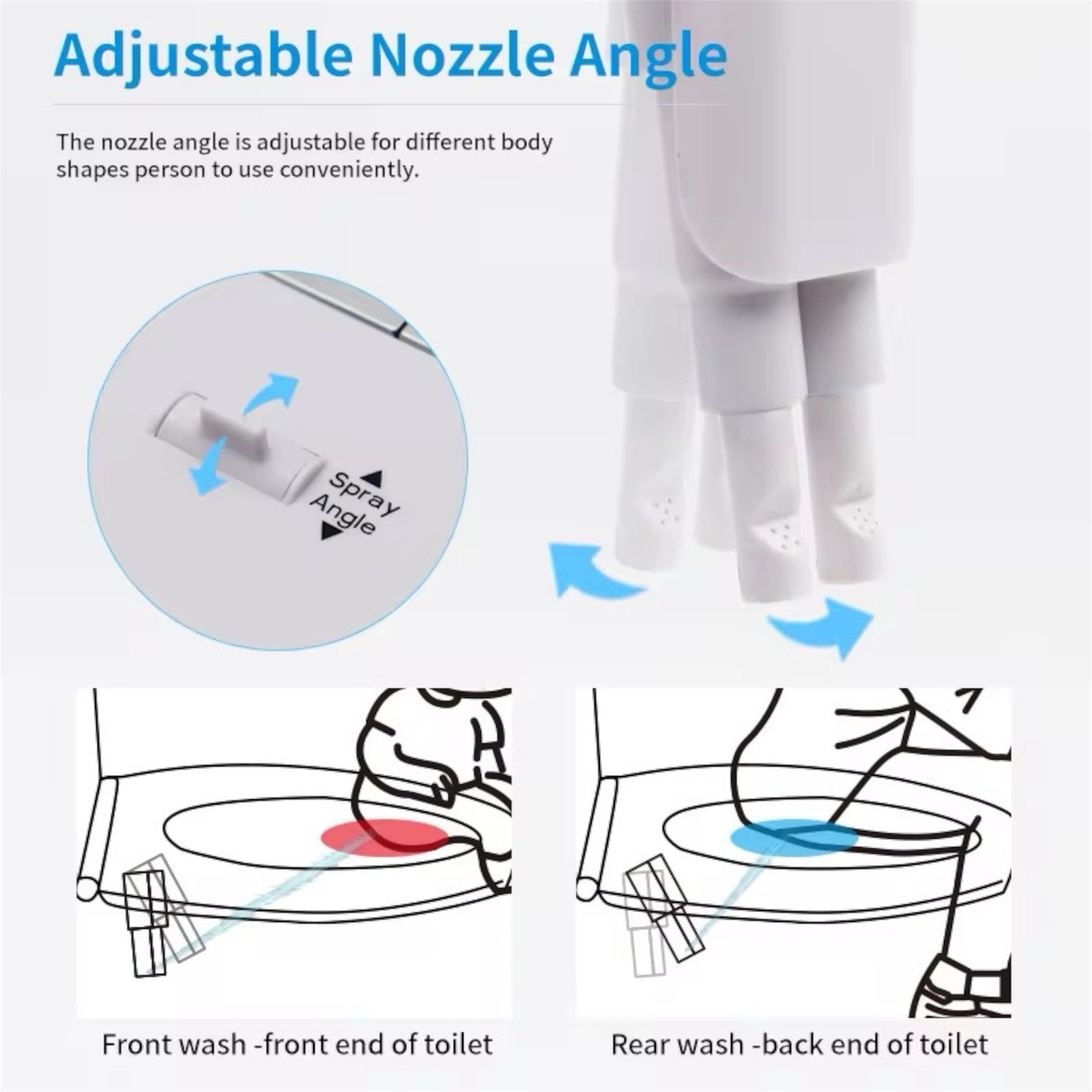 Premium Pro Non electric bidet toilet seat attachment